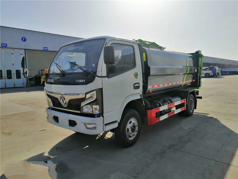 國(guó)六8方側(cè)裝壓縮垃圾車(chē)