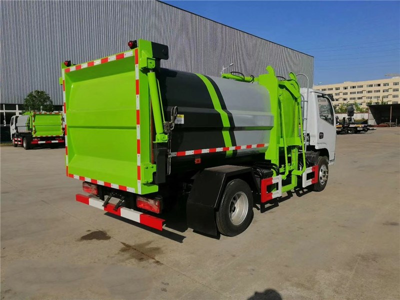 國(guó)六8方側(cè)裝壓縮垃圾車(chē)